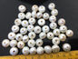 20pcs AA+ 12-13mm Big white button round freshwater pearls, 2.2mm large hole, Rondelle pearl Beads, loose freshwater pearl, SM12-2A-3