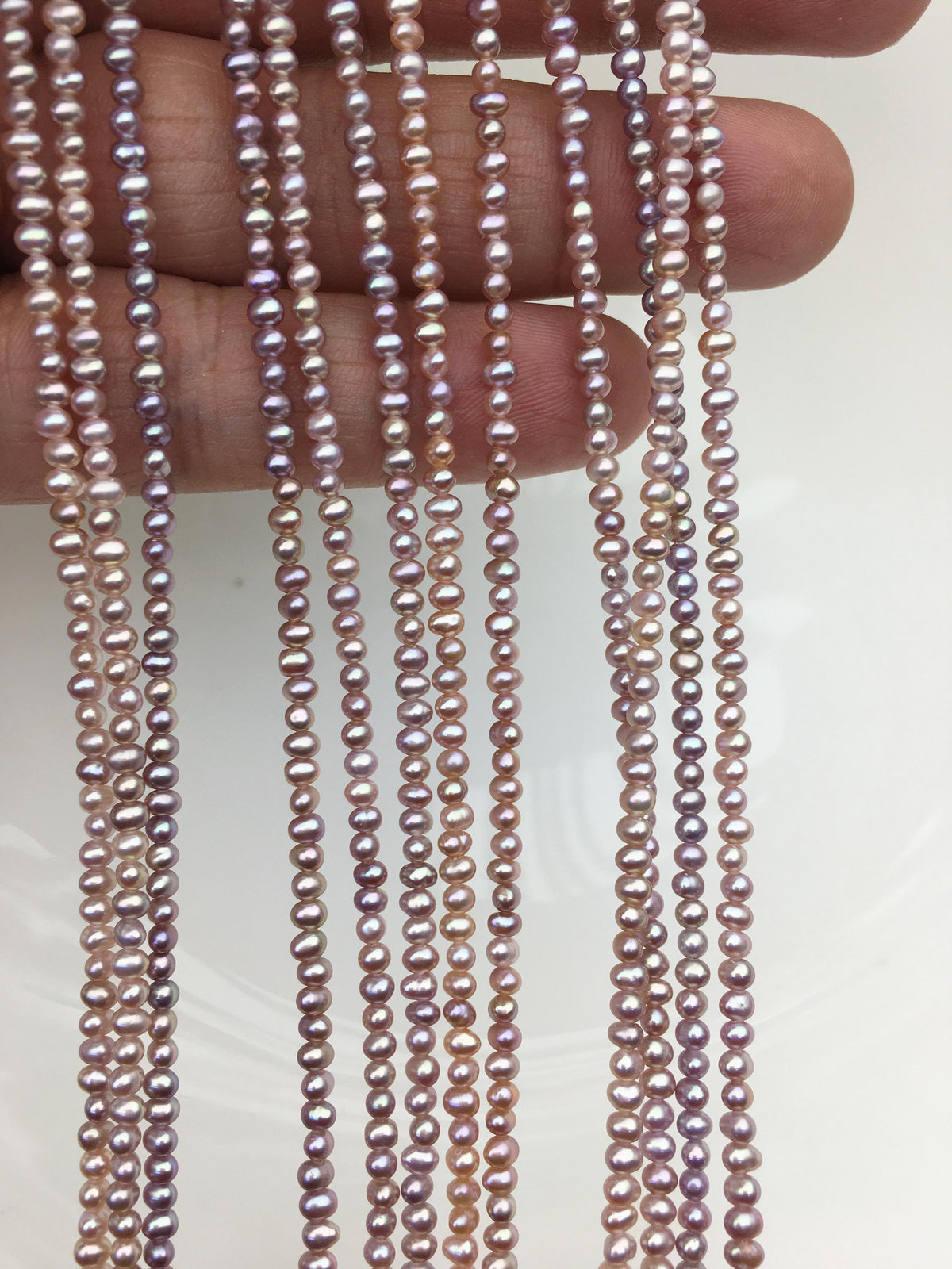 AAA 2.5-3mm purple seed potato freshwater pearls, seed pearl, small size pearls bead wholesale, CR2-3A-4