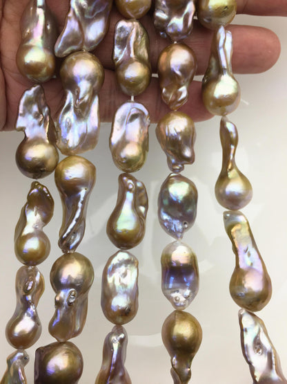 AA 12-15mm Natural Bronze flame ball pearl,FL15-2A-5-52