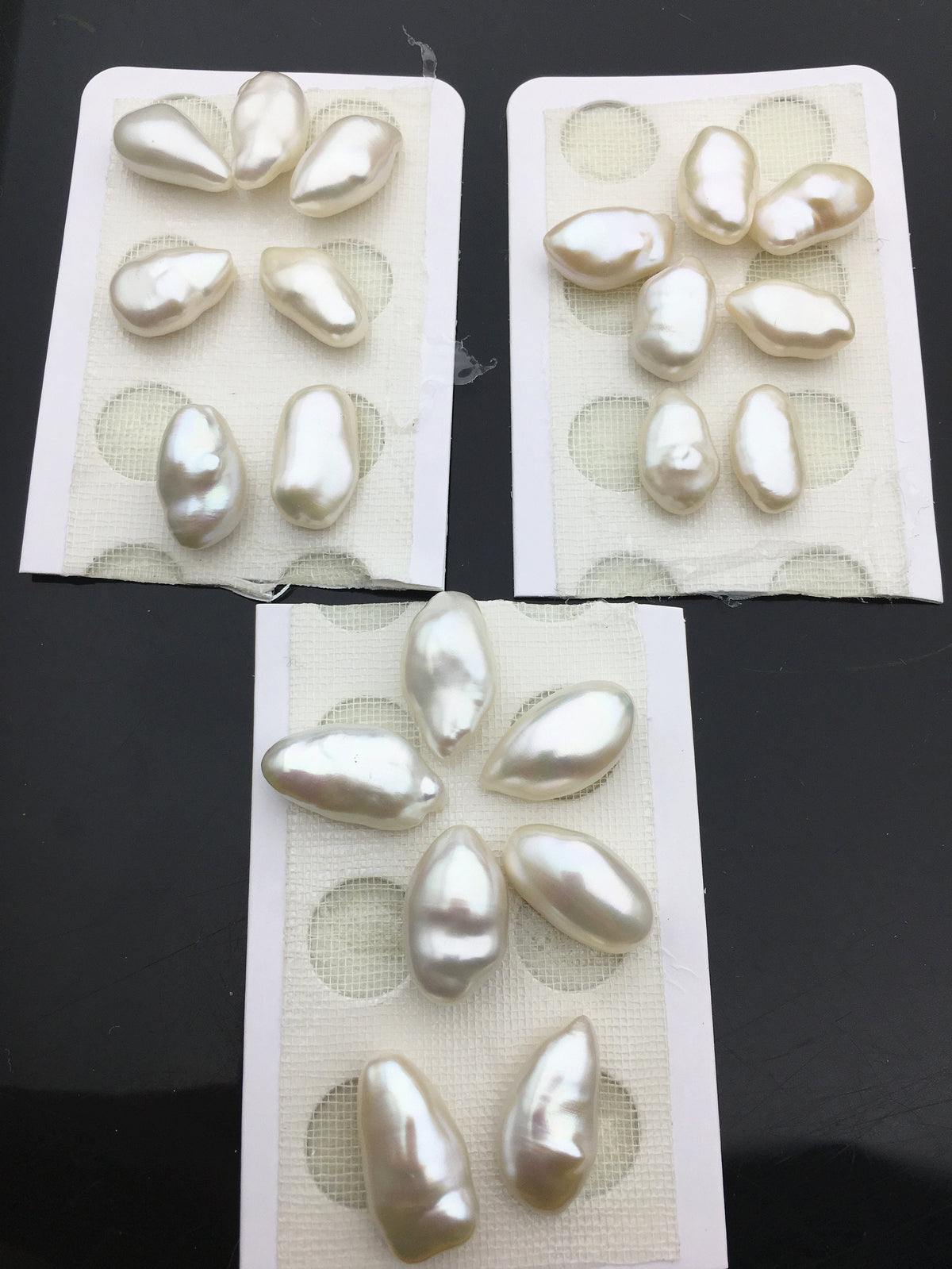 AAA 9-10mm White flower and earrings set keshi Freshwater Pearl, Fresh Water Pearl, Wedding Necklace, ZS-127-62-4