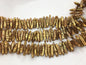 AA+ 5-7mm brown Biwa Pearl Necklace,Genuine Fresh Water Pearl,Wedding Necklace,Mothers Day,ZS-80-10-8