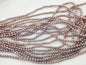 AAA 3-3.5mm*3.5-4mm purple oval rice freshwater pearls,LR3-3A-35