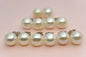 Set of 6 to Set of 15 stud earrings, 4mm to 8mm ivory/white FreshWater pearl earrings, button round, bridesmaid earrings, pearl stud, SE1-008