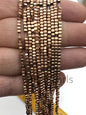 Hematite,Light Brown 2mmx2mm cube square Beads,AAA, 15.5 inches,G50-CU22-006-1