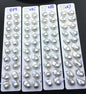 1 pair AAA 12-15x18-24mm White Flame ball Pearl Pairs - large Baroque freshwater pearl pairs, Fire Ball Pearl, FL15-3A-8-47