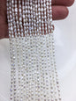 AAA- 2.8-3.2mm white nugget seed pearls, irregular nugget freshwater pearl strand, cheap price, pearl factory china, LM2-3A-1