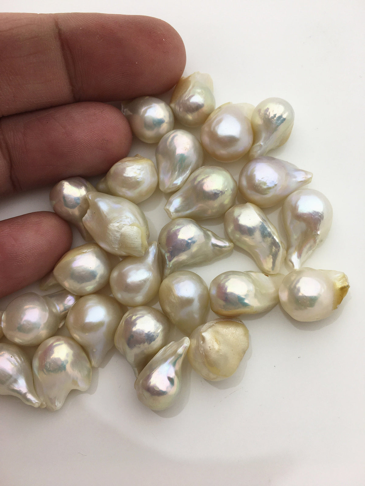 5pcs AA 10-11.5mm White Flame ball Pearl,Baroque pearl Pendant,Baroque Cultured Freshwater Pearl,no hole,FL12-2A-2