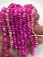 A+ 5-6mm red Keshi pearls,Center drilled,ZS-128-17