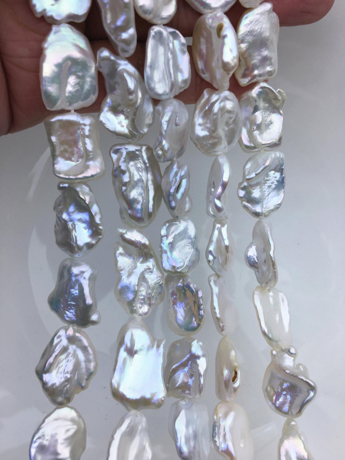 AA+ 14-16mm white keshi Freshwater Pearl,DIY Loose Freshwater Pearl,wholesale price,china wholesale pearl,ZS-200-91