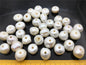 20pcs AA 11-13mm big button round freshwater pearls,2.2mm large hole,Rondelle pearl Beads,DIY material,SM12-2A-1