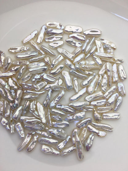 50grams AAA 3-7mm Small white keshi pearls,loose pearl beads,no hole,ZS-127-1-6