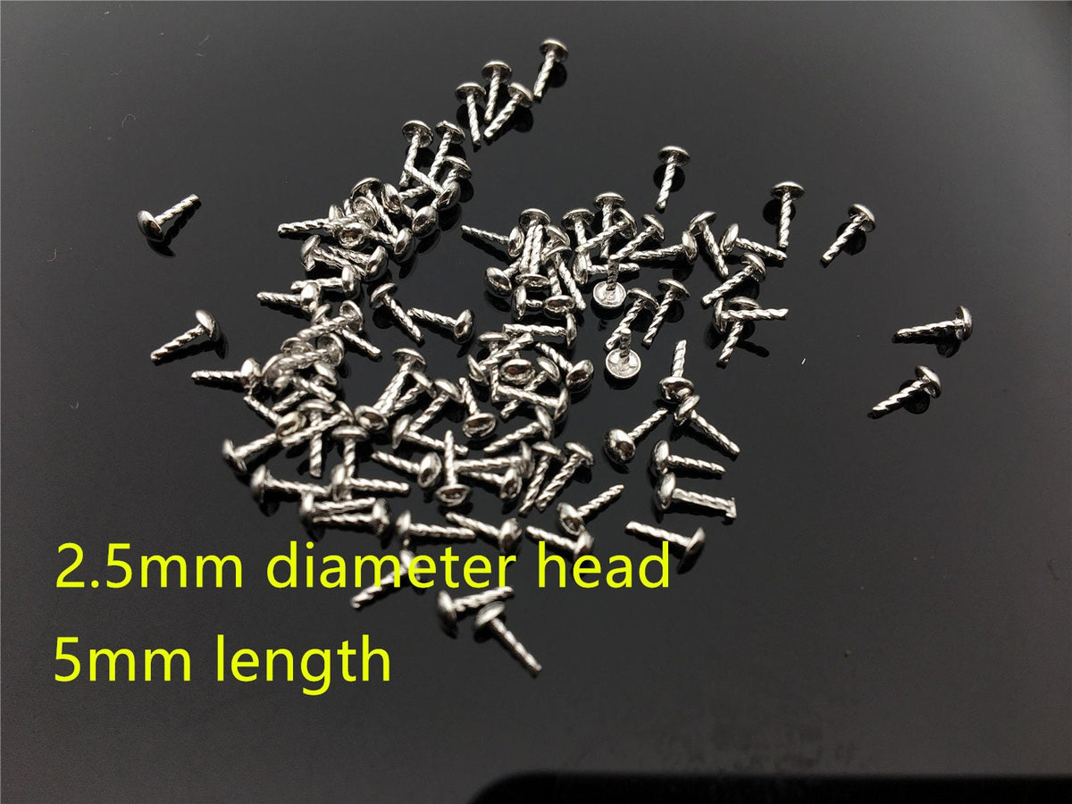 10pcs 2.5mm diameter head Sterling Silver head pins 20 gauge, silver finding, ASL-PN-001