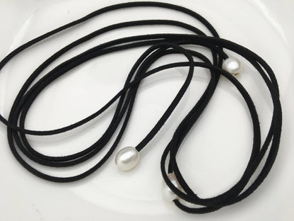 white pearl Long necklace,AA+ good quality pearl,knotted pearls,handmade pearl necklace,Le4-043