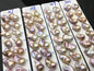 1 pair AAA 13-15mm Purple Rainbow Flame ball Pearl Pairs - large Baroque freshwater pearl pairs, Fire Ball Pearl, FL15-3A-8-8