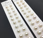 AAA 7.5-8mm/8-8.5mm white round freshwater pearls pair, for pearl earrings, for pearl ring, rp8-3ay-gj-1