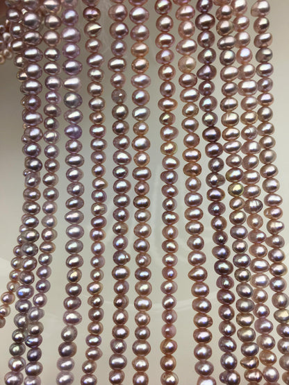 AA+ 4-5mm purple potato freshwater pearls, seed freshwater pearl, for pearl necklace, for pearl earrings, Wedding Bride, CR4-T2