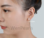 promote for Opening, 6-6.5mm aaa pearl earrings, Sterling Silver, white/Ivory Pearl studs, SE1-008