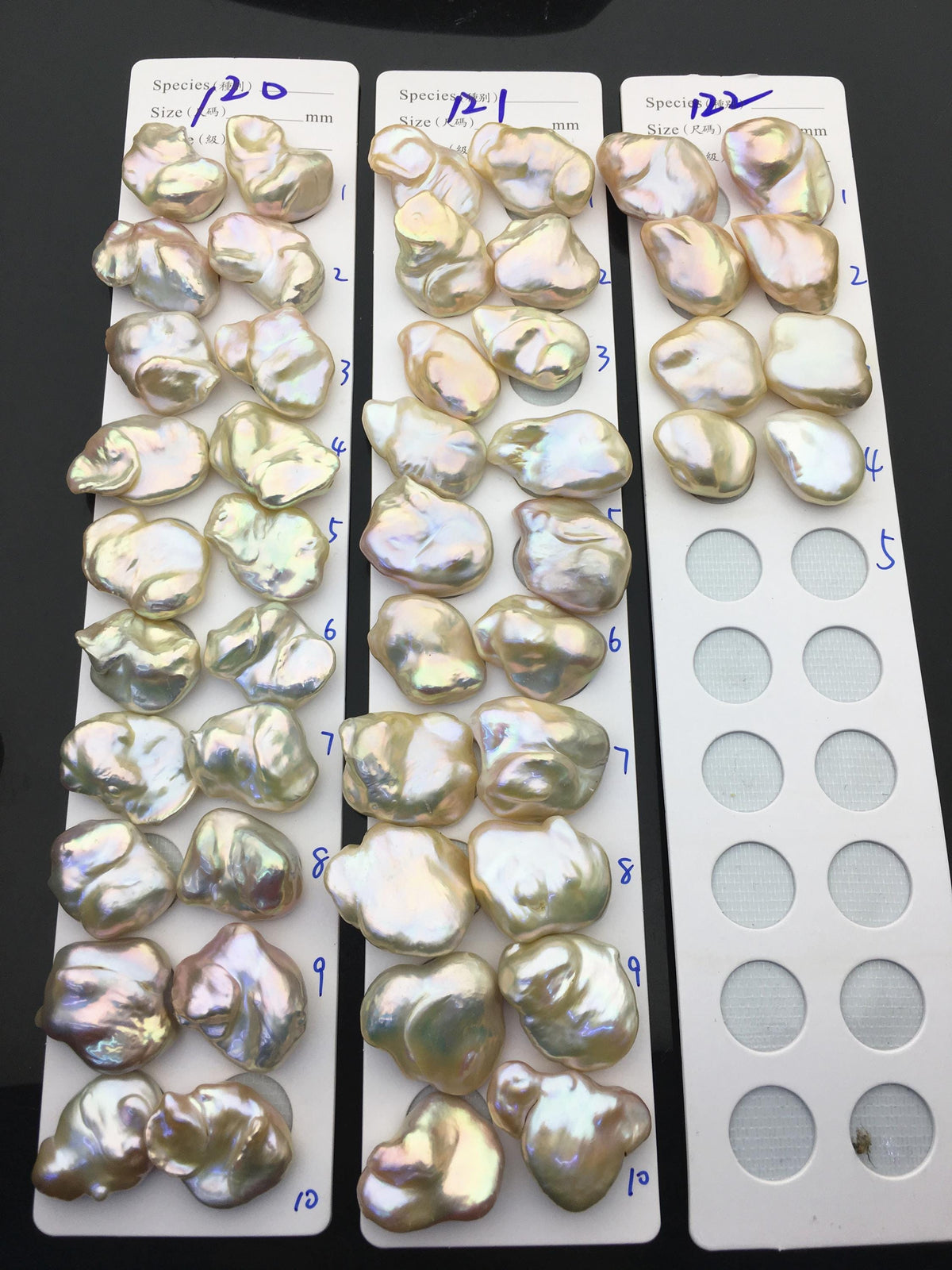 1 pair AAA 16-22x21-30mm Natural Rainbow Baroque Pearl Pairs,Baroque Cultured Freshwater Pearl,no hole,FL15-3A-9-20