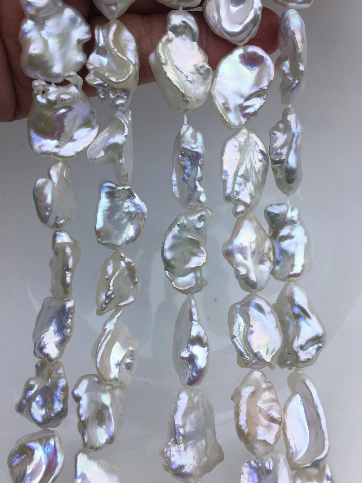 AA+ 14-17mm white big keshi Freshwater Pearl,DIY Loose Freshwater Pearl,wholesale price,china wholesale pearl,ZS-200-87