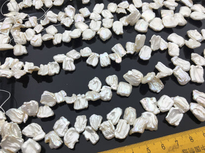AA+ 8-10x13-17mm White Keshi freshwater Pearls, Very high luster, good quality, wholesale price, baroque pearl, keshi pearl strands, ZS-129-35
