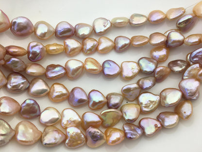 AAA 13-15mm Colorful Big Thick heart Freshwater Pearl,ZS-119-44