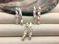 1 pair AA+ 4-6x25-30mm white Toothpick pearls Pair,for make dangle earrings,baroque pearl,loose pearl beads,ZS-127-62-41