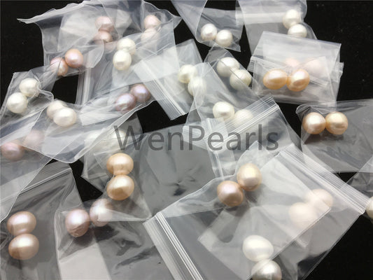 AAA 10-11mm big white/pink/lavender rice freshwater pearls, rice pearl earrings, tear drop pearl earrings, dangle pearl earrings, LR10-3A-6