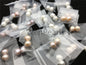 AAA 10-11mm big white/pink/lavender rice freshwater pearls, rice pearl earrings, tear drop pearl earrings, dangle pearl earrings, LR10-3A-6