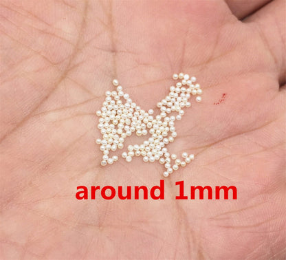 AAA 1mm white near round freshwater seed pearls,no hole,,Cultured pearl,diy pearl beads,Happiness,birthday,RP1-3A-1