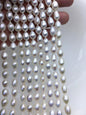 AAA- 7.3-8mm*9-11mm white Teardrop freshwater pearls,oval loose pearl beads,diy pearl,genuine freshwater pearl,LR8-T6