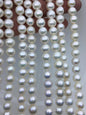 AA+ 9.4-10.3mm white round freshwater pearls,Graduation, mother day pearl gift,RP10-2A-7