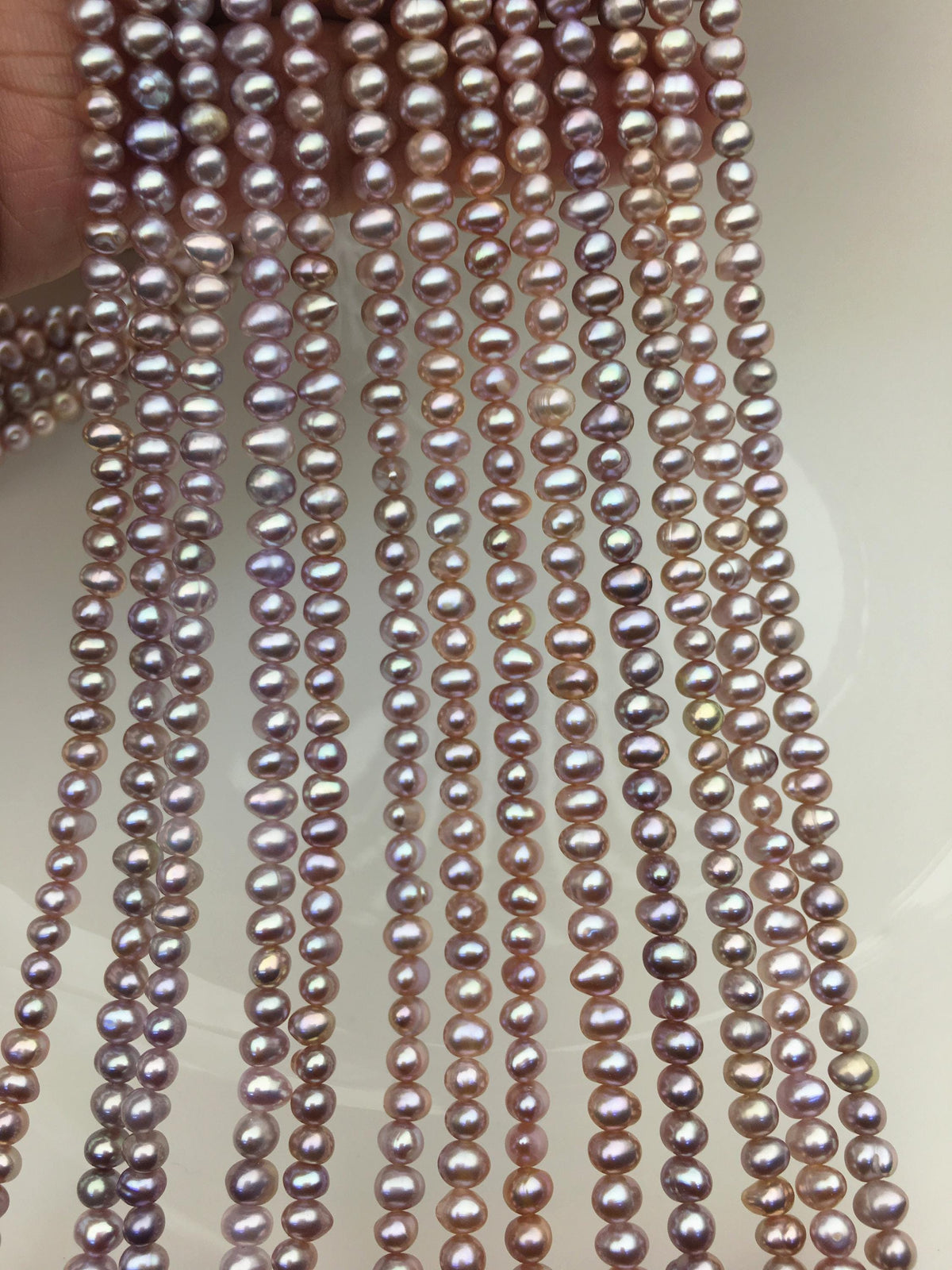 AA+ 4-5mm purple potato freshwater pearls, seed freshwater pearl, for pearl necklace, for pearl earrings, Wedding Bride, CR4-T2