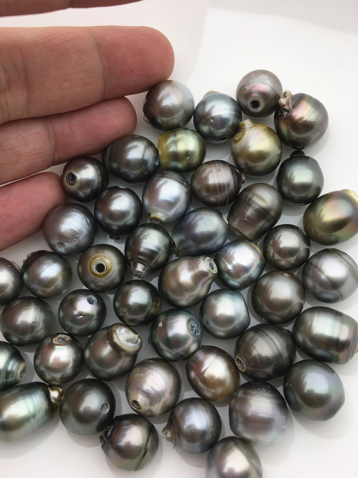 1pc 13-15mm huge big Tahitian Pearl Choker Necklace,Pearl Leather Necklace,Black Leather Pearl necklace,Le11-003