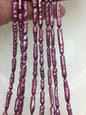 AA+ 4-6mm purple red Biwa Pearl Necklace,Genuine Fresh Water Pearl,Wedding Necklace,Mothers Day,ZS-80-10-55