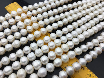 AA 10.5-11.5mm white button round freshwater loose pearls,SM11-2A-2
