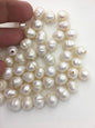 20pcs AA 10.2-11.2mm white teardrop freshwater pearls,2.2mm large hole,LR11-T6