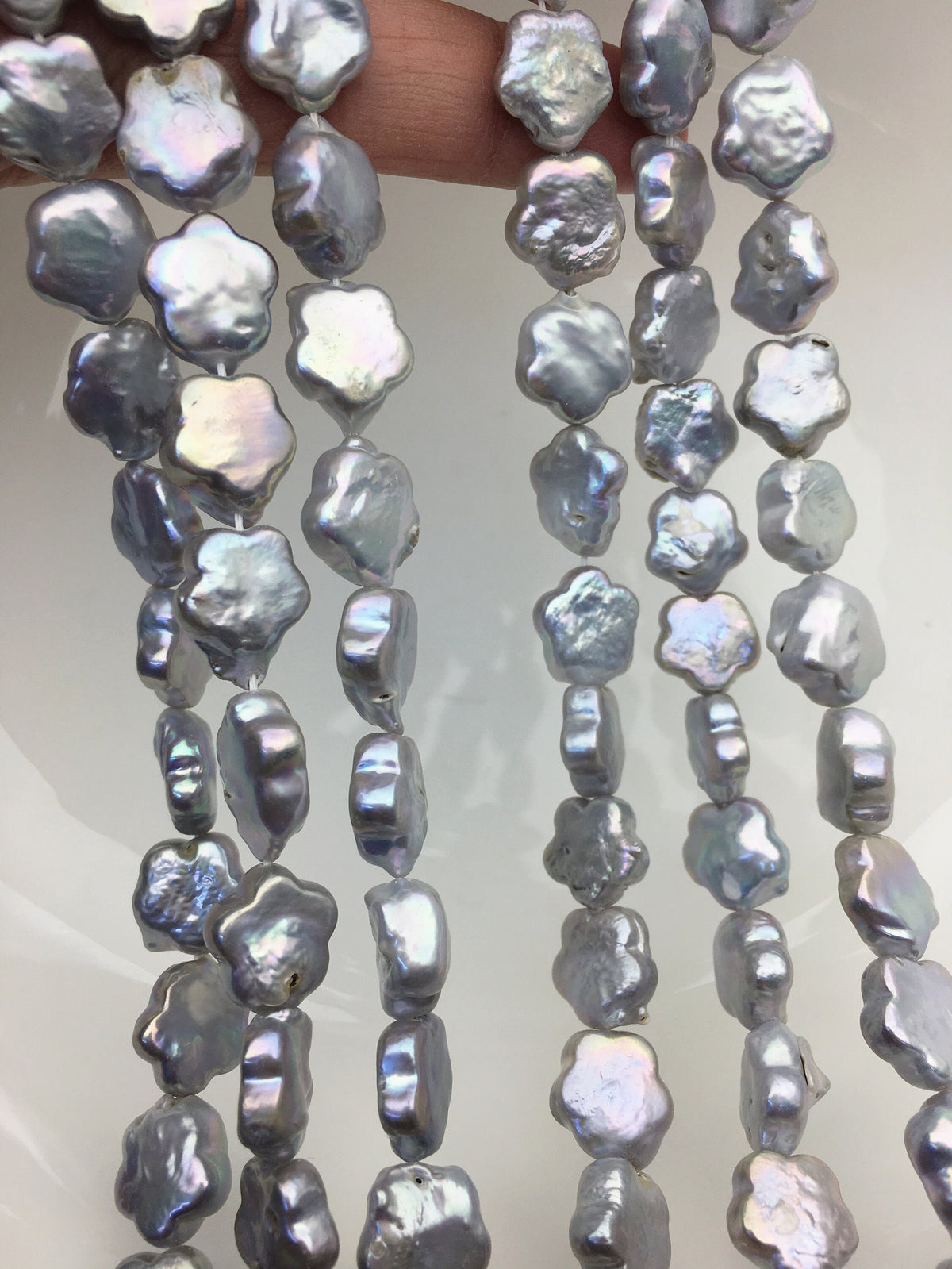 A 12-13mm Gray plum blossom Freshwater Pearl,ZS-119-19