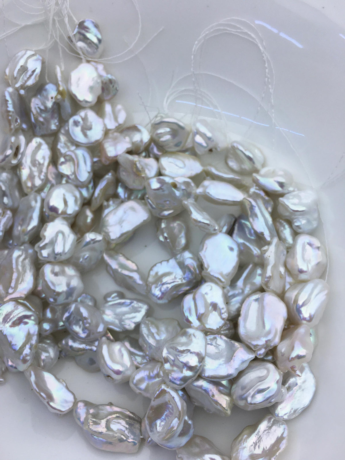 AA+ 14-17mm white keshi Freshwater Pearl,DIY Loose Freshwater Pearl,wholesale price,china wholesale pearl,ZS-200-89