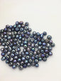 50pcs AA+ 5.8-6.5mm black blue potato freshwater pearl,1.6mm large hole,CR6-2A-21