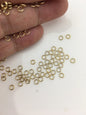 20pcs 4mmx0.64mm 14K Gold Filled Close Jump Rings, Gold Filled Closed Round Ring Jewelry, Round Jump Rings, AGF-OTH-2