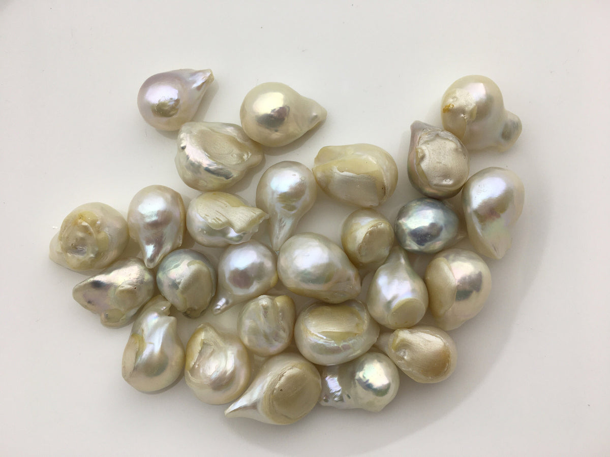 5pcs AA 10-13x13-18mm White Flame ball Pearl, Baroque pearl Pendant, Baroque Cultured Freshwater Pearl, flameball pearls, FL12-2A-1