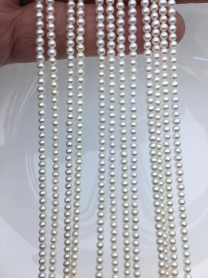 AAA 2.5-2.7mm white round seed freshwater pearls, for pearl necklace, loose freshwater pearl, RP2-3A-13