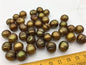 30pcs AA 12-13mm Brown Large potato freshwater pearl, dye brown color pearl, 2.2mm, 3mm large hole freshwater pearls, 30pcs, CR12-2A-21