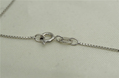 AAA 9mm White oval pearl pendant necklace,Select Pearl Color - Rice Pearl necklace - 925 silver chain - NC1-003