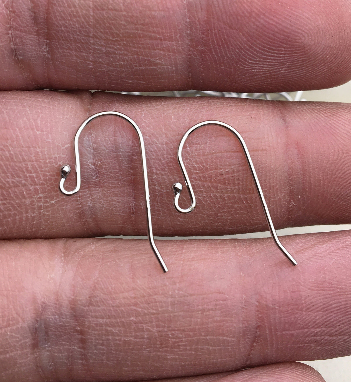 5 pairs 11x20mm Sterling Silver White/Yellow dangle hook, Sterling Silver, for dangle earrings,DIY,wholesale,ASL-ER-017