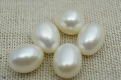 AAA 9-10mm white pink purple rice freshwater pearls, rice pearl earrings, tear drop pearl earrings, dangle pearl earrings, LR9-3A-2