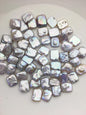 20pcs AAA 11-13mm white rectangle no hole freshwater pearls,ZS-119-7