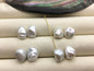 1 Pair AAA 10–11mm White Keshi Pearl Beads for Dangle Earrings | ZS-127-62-11