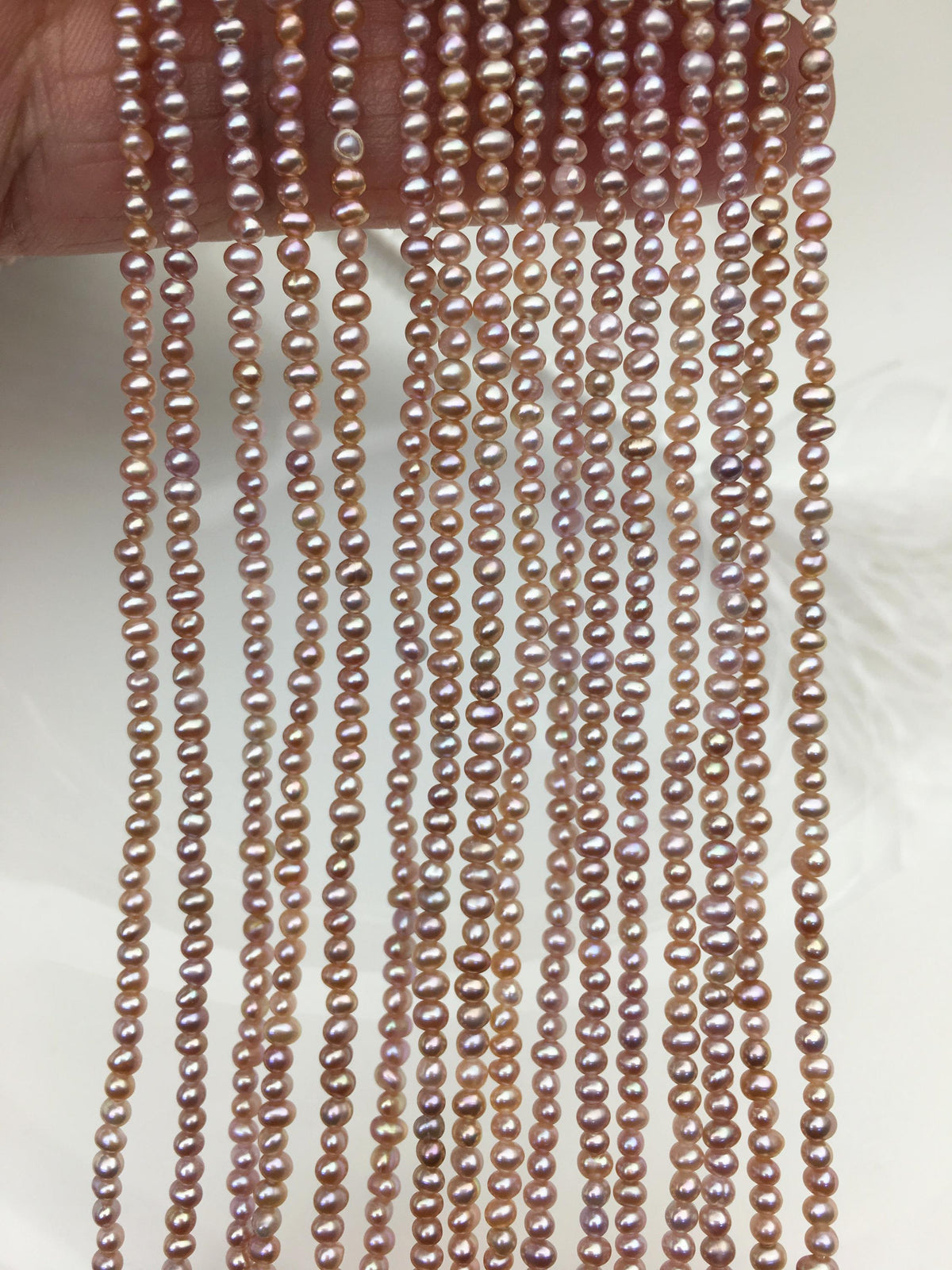AAA 2-2.5mm purple seed potato freshwater pearls, seed pearl, small size pearls bead wholesale, CR2-3A-3