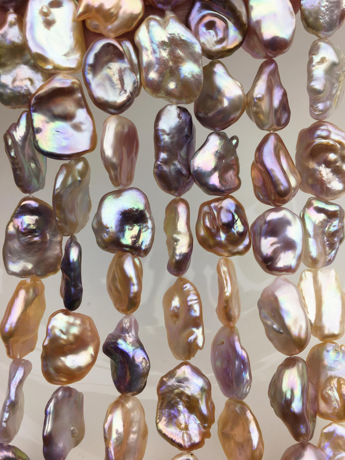 AAA 13-15mm natural pink purple keshi Freshwater Pearl, DIY Loose Freshwater Pearl, wholesale price, china wholesale pearl, ZS-200-121-4